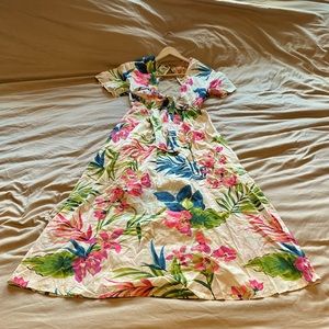 NWOT Billabong Tropical Flower Dress - M